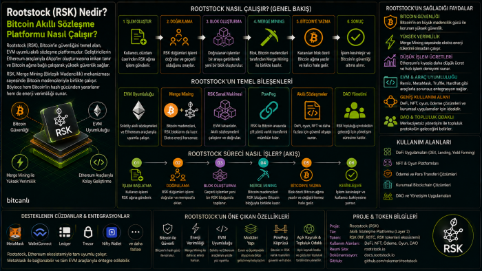 Rootstock (RSK) Nedir? Bitcoin Akıllı Sözleşme Platformu Nasıl Çalışır?